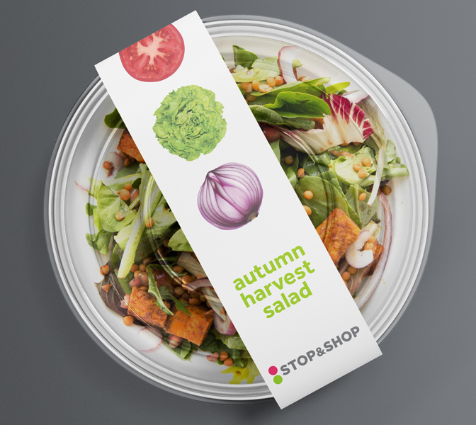 Autumn harvest salad from stop & shop