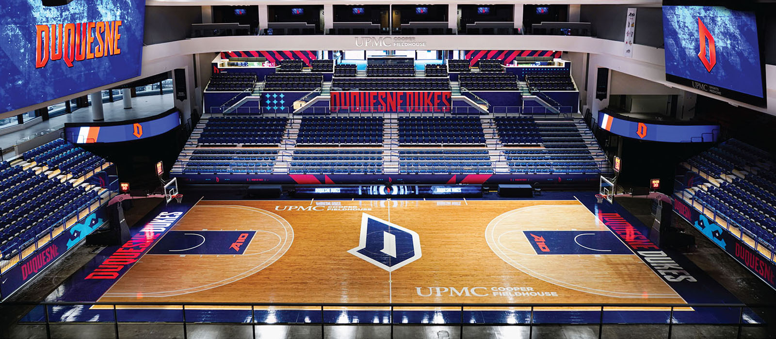 Duquesne Basketball court design