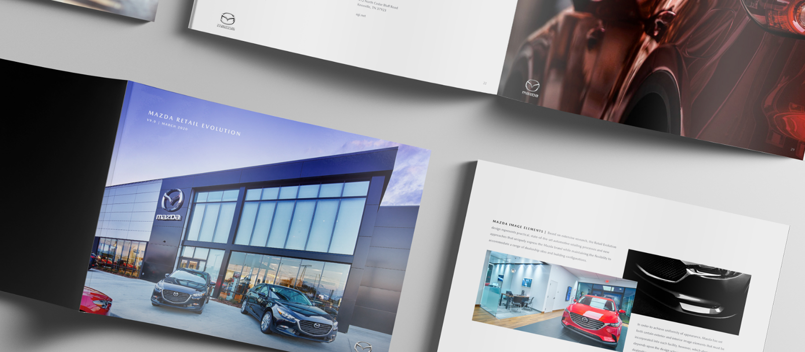 Mazda dealership brochure