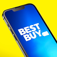 Phone with Best Buy app