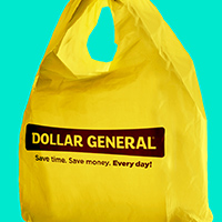 Dollar General plastic bag