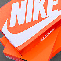 Stack of Nike shoe boxes