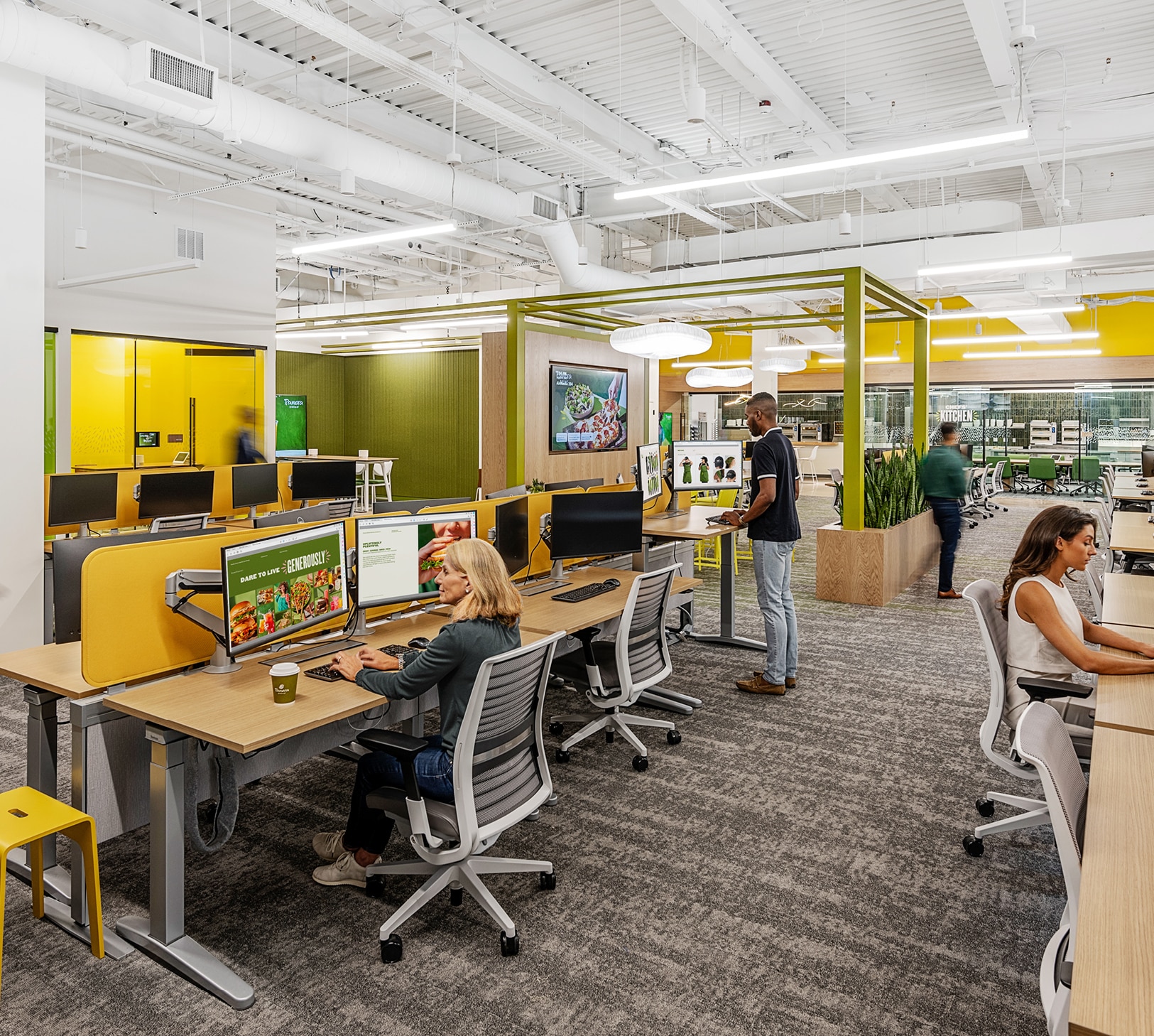 Step Inside Panera Bread's New Office for a Changing World