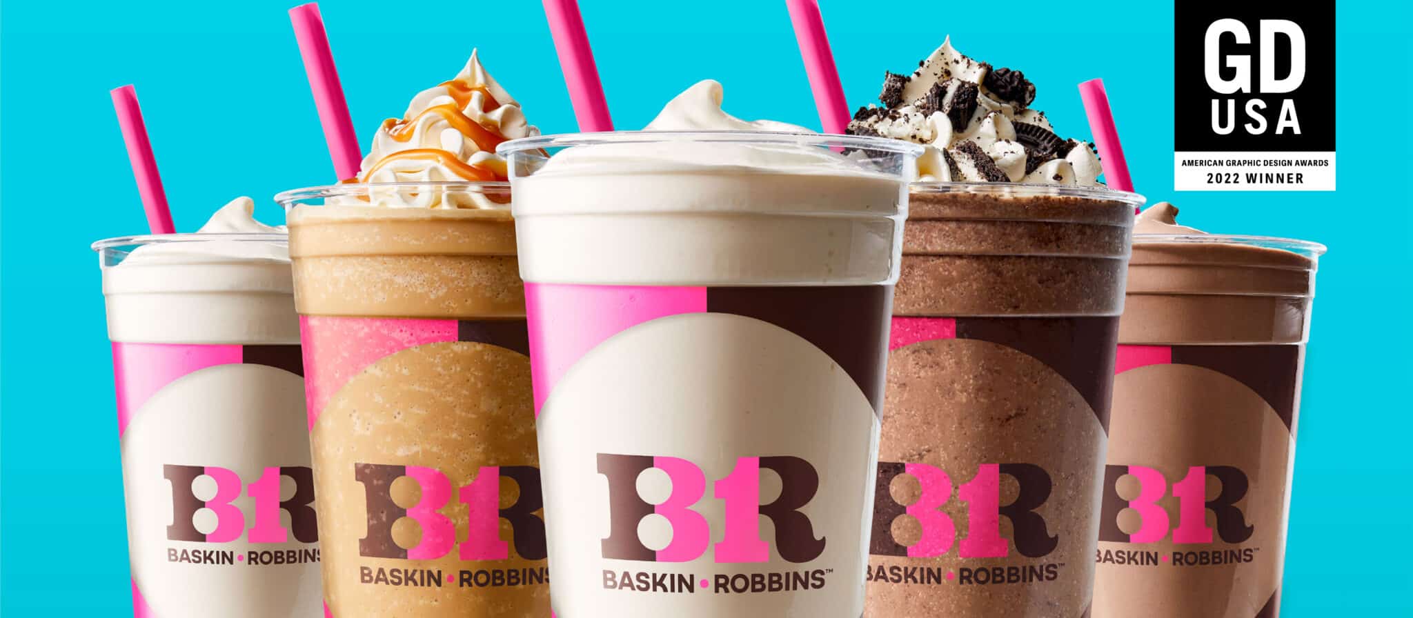 Baskin-Robbins wins 2023 GDUSA Award. Header image.