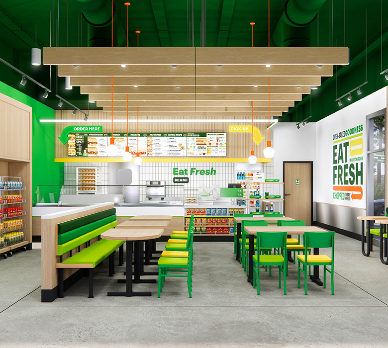 Subway Offers Glimpse of New Restaurant Design