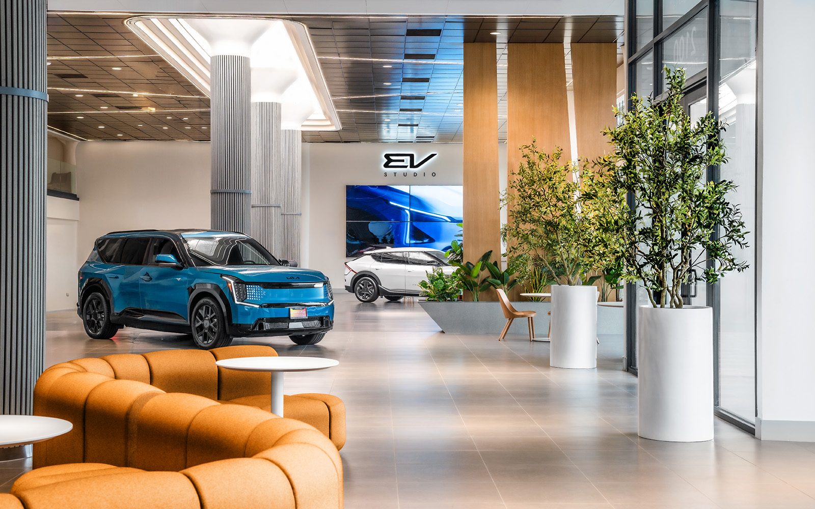 Biker looking at Baskin-Robbins outdoor signage